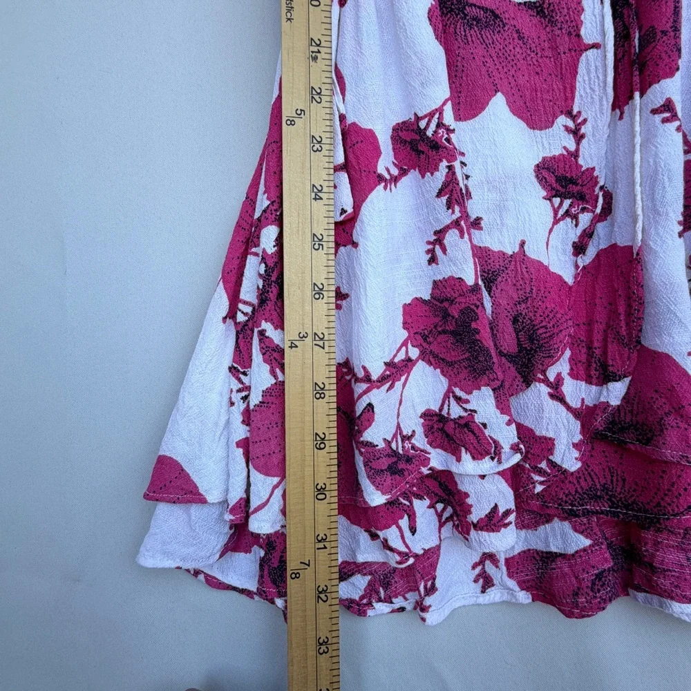 FREE PEOPLE FRENCH QUARTER BOHO MINI WRAP DRESS SZ SMALL